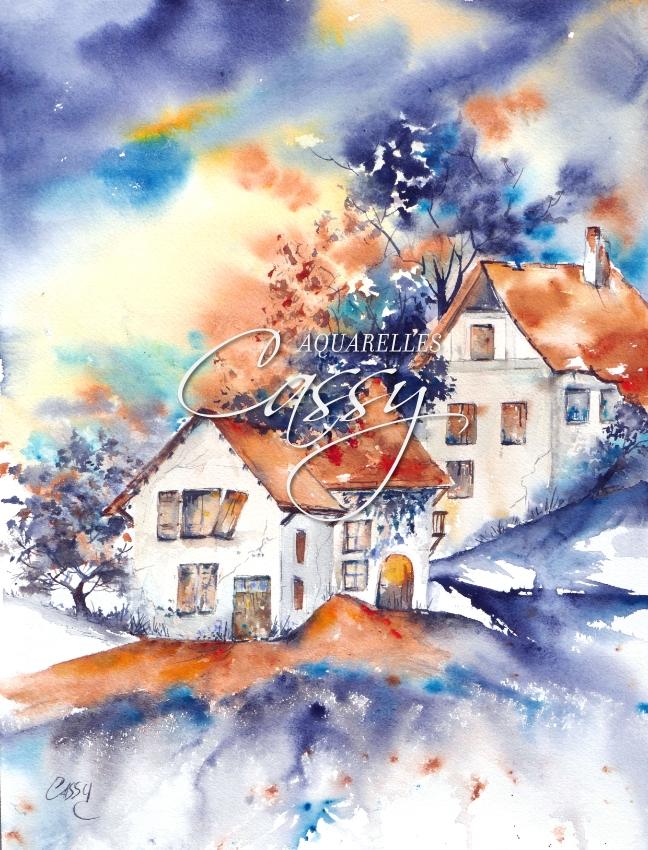 Les Oubliers Flamboyants - 41 cm X 31 cm